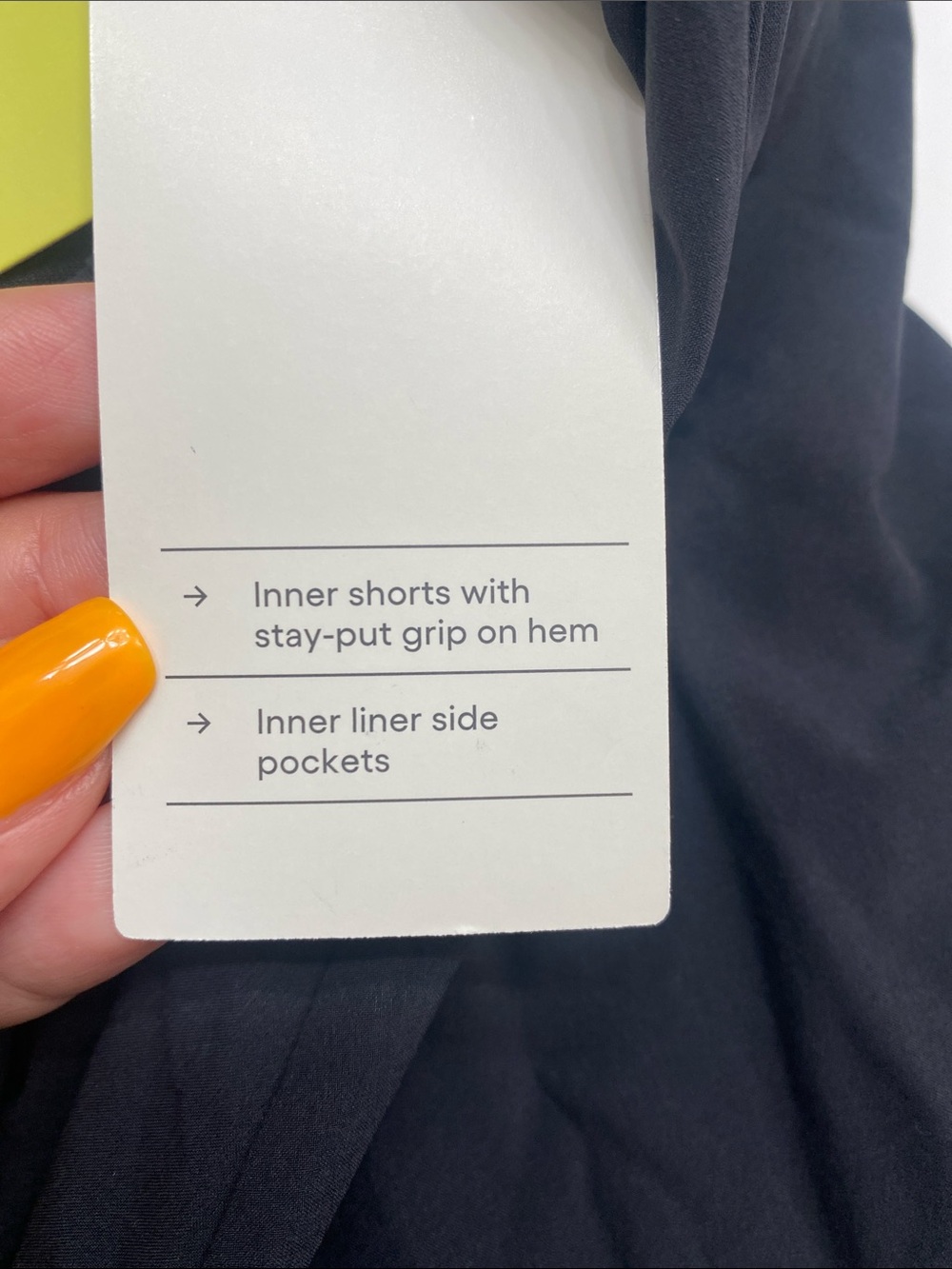 Black High Rise Woven Active Skirt - Picture 5 of 5